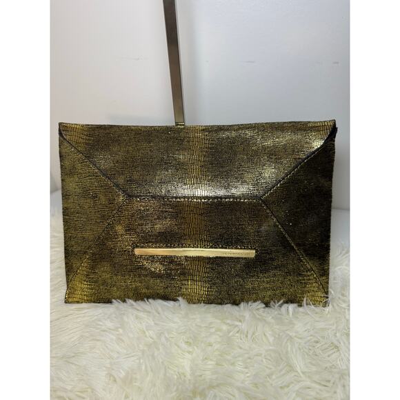 BCBG Gold Clutch - Picture 2 of 6